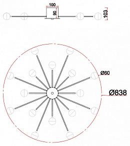 Потолочная люстра Freya Celebrity FR5242CL-16BS