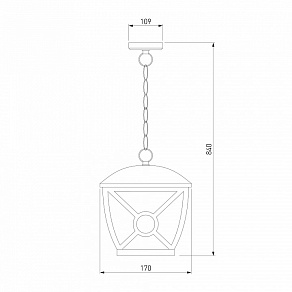 Подвесной светильник Elektrostandard Columba a043658