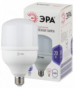 Лампа светодиодная Эра  E27 20Вт 6500K LED POWER T80-20W-6500-E27