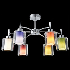Люстра на штанге Eurosvet 30070 30070/6 хром