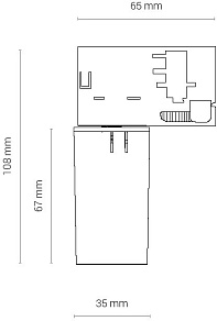 Переходник для трека Nowodvorski Ctls Adapter 8282