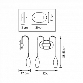 Бра Lightstar Pentola 803827