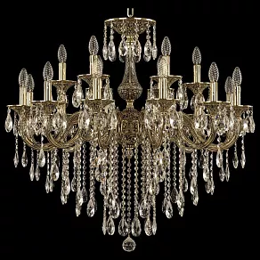 Подвесная люстра Bohemia Ivele Crystal 7101 71101/12+6/300 B GB