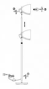 Торшер Globo Jackson 15134S