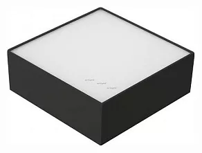 Накладной светильник Arlight SP-QUADRO-S170x170-18W Warm3000 (BK, 120 deg, 230V) 029478