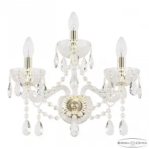 Бра Bohemia Ivele Crystal 5413 5413B/2+1/165 G Clear/M-1G