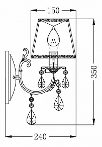 Бра Maytoni Cannella ARM388-01-R