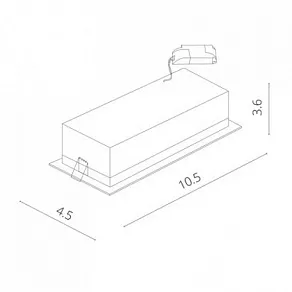 Встраиваемый светильник Arte Lamp Grill A3153PL-3BK