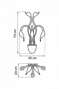 Бра Lightstar Cigno Collo 751657