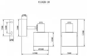 Спот Moderli Malet V11826-1W