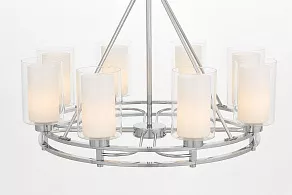 Подвесная люстра LUMINA DECO Marietta LDP 8025-8 CHR+WT