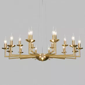 Подвесная люстра Eurosvet Cariso 60150/18 латунь