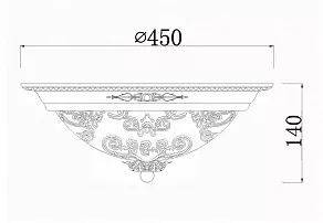 Накладной светильник Maytoni Diametrik C907-CL-03-W
