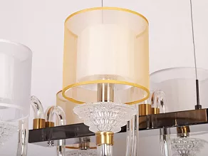 Подвесная люстра Manne L.4306 L.4306-6 SILVER GO+WH