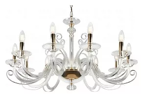 Подвесная люстра iLamp King P9372-10 GD