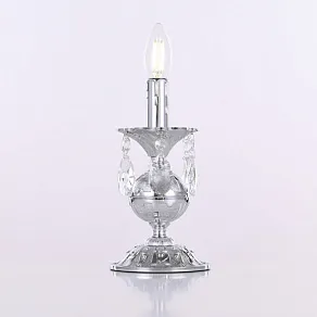 Настольная лампа декоративная Bohemia Ivele Crystal AL77 AL77500L/1-23 Ni