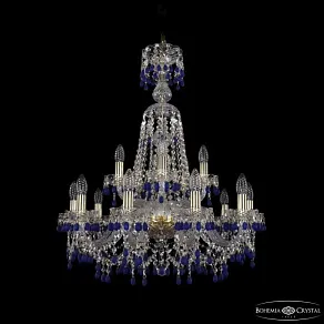 Подвесная люстра Bohemia Ivele Crystal 1410 1410/10+5/240/XL-80 G V3001