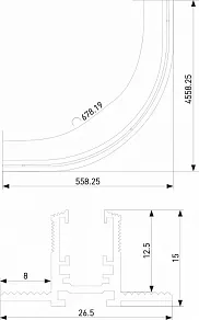 Трек встраиваемый Elektrostandard Mini Magnetic a067999