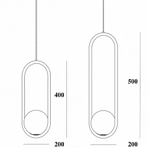Подвесной светильник Imperiumloft Matthew Mccormick Hoop Silver Mila Pendant HOOP-B01