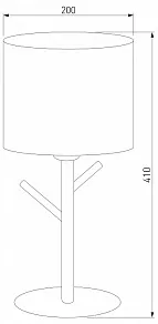 Настольная лампа декоративная TK Lighting Albero 5571 Albero White