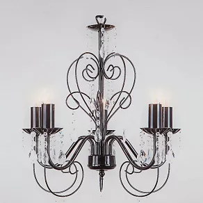 Подвесная люстра Eurosvet 10203 10203/5 черный