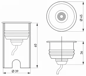 Встраиваемый светильник Arlight Aqua 28056