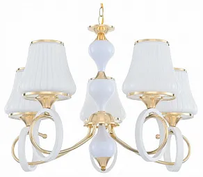 Подвесная люстра Arte Milano Florentia-2387 302387/5 Wh/Gd