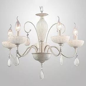 Подвесная люстра Eurosvet 60048 60048/5 белый с золотом