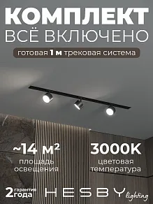 Комплект трековый Hesby Lighting Skylite №13 HSBL_kompl_S013_VI1B3K