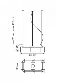 Подвесная люстра Lightstar Qubica 805060