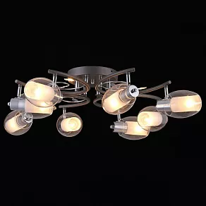 Потолочная люстра Natali Kovaltseva 75037 75037-8C CHROME, GRAY