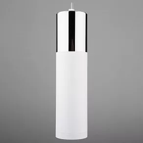 Подвесной светильник Eurosvet Double Topper 50135/1 LED хром/белый 12W