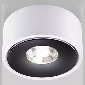 Накладной светильник Elektrostandard Glide Glide 8W белый/черный (25100/LED)