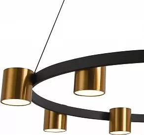 Подвесной светильник Natali Kovaltseva LOFT LED LED LAMPS 81129/7C BRASS BLACK