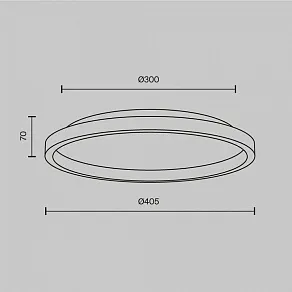 Накладной светильник Maytoni Orign MOD311CL-L27B3K