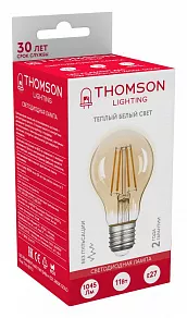 Лампа светодиодная Thomson Filament A60 E27 11Вт 2400K TH-B2112
