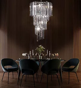 Люстра на штанге Maytoni Louis RC002PL-12CH