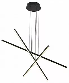 Подвесная люстра Natali Kovaltseva LED LAMPS 81103 LED LAMPS 81103/3C BLACK