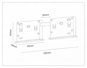 Токопровод центральный Ambrella Light TRACK SYSTEM GL2030