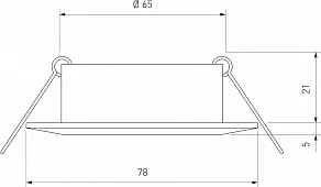 Встраиваемый светильник Elektrostandard 5106 MR16 SL/BK 5106 MR16 SL/BK