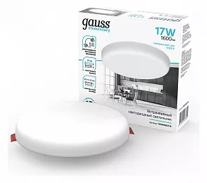 Встраиваемый светильник Gauss Elementary Adjustable Frameless 9034460218