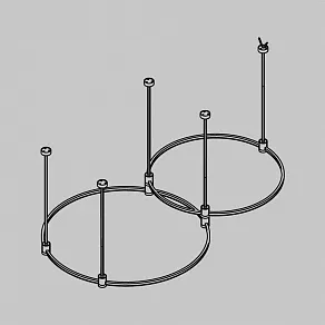 Трек накладной Maytoni Готовая конструкция TFC-Flar-M01-B