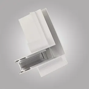 Соединитель угловой внешний для треков встраиваемых AM-Group  MAGNET AM402 LL-20С90° горизонтальный WH