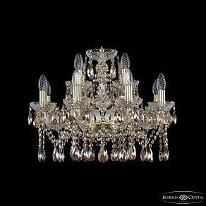 Подвесная люстра Bohemia Ivele Crystal 1413 1413/8+4/200 G R721