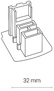 Заглушка для трека Nowodvorski Ctls End 8710