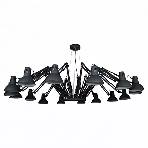 Подвесная люстра Arte Lamp Engineer A2043SP-16BK