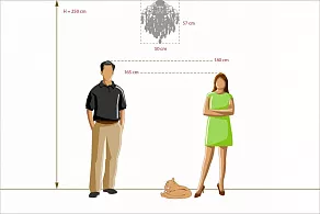 Люстра на штанге De City Бриз 24 464017206