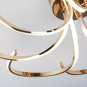 Потолочная люстра Eurosvet Wisteria 90096/8 золото 75W