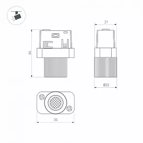Накладной светильник Arlight MAG-ORIENT 046621