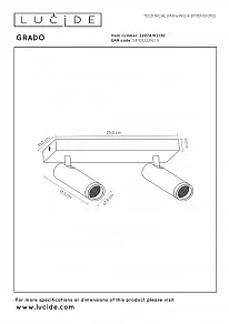 Спот Lucide Grado 22974/02/30